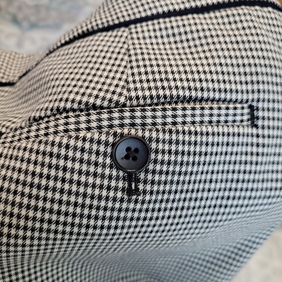 Talbots Dress Pants blk & white 16P - Picture 6 of 11
